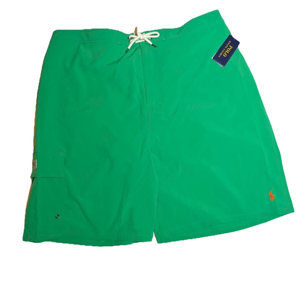 Polo‎ Ralph Lauren 3LTKailua Swim Trunk Board Shorts Big & Tall Green  Cargo